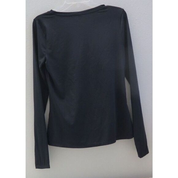 Fabletics LS2146119-0001 Women's Sz M Black Blake Dry-Flex Long Sleeve T-Shirt - Picture 2 of 6